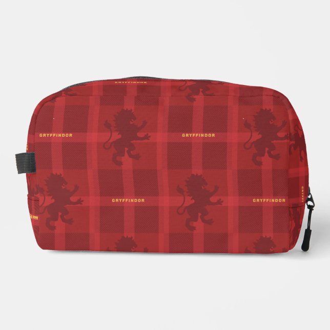 GRYFFINDOR™ Tartan Plaid Pattern Dopp Kit (Front)