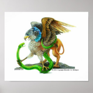 Gryphon and the Snake Poster