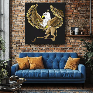 Gryphon Fantasy Griffin Mythology Canvas Print