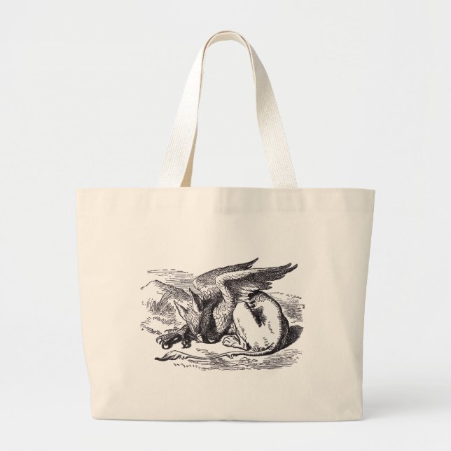 Gryphon Large Tote Bag (Front)
