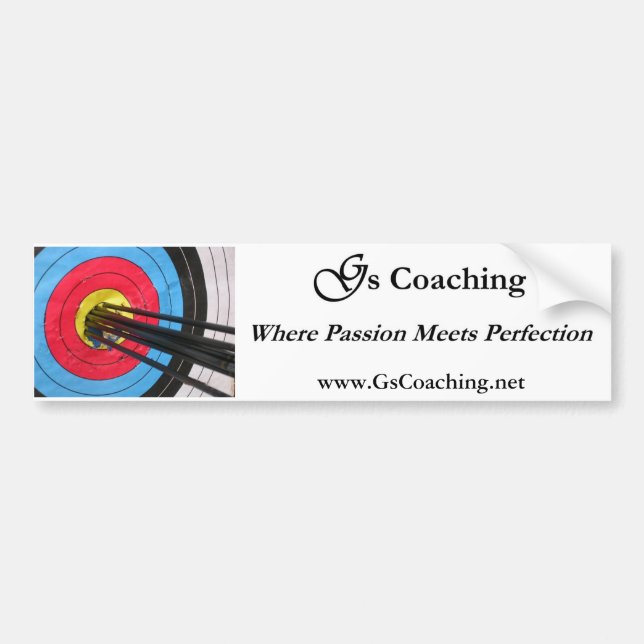 G's Coaching Bumper Sticker (Front)