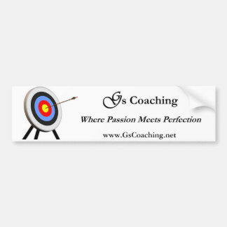 G's Coaching Bumper Sticker II