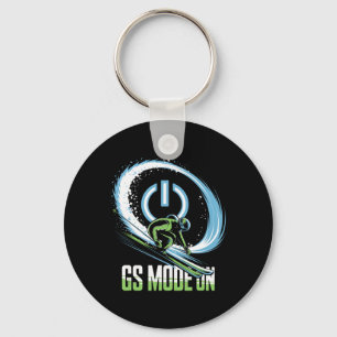 Gs Mode On Alpine Skiing Key Ring