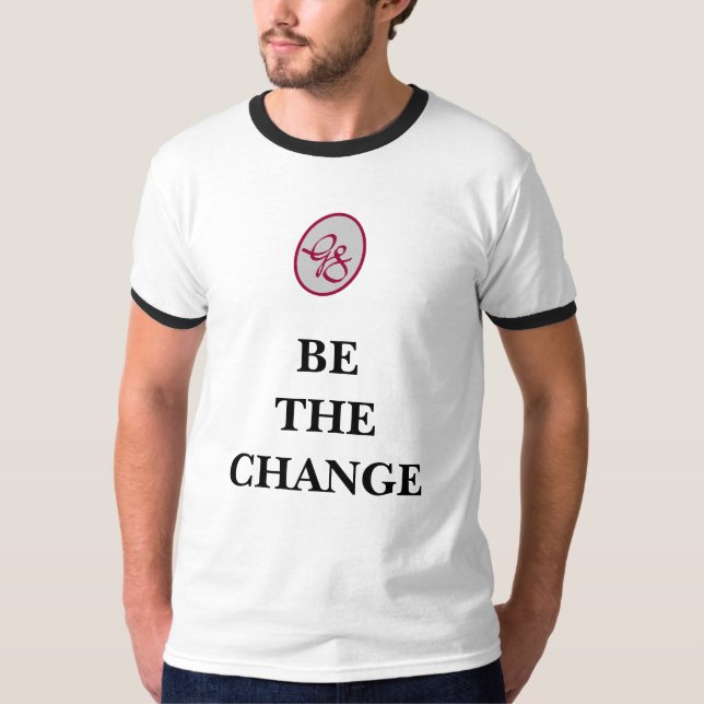 GS.oval.1, BETHECHANGE T-Shirt (Front)