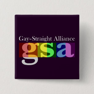 GSA Classic Square Dark Button