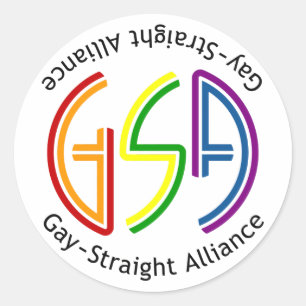 GSA Neon Round Light Sticker