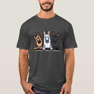 GSD Black White and Tan T-Shirt