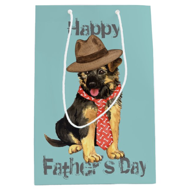 GSD Dad Medium Gift Bag (Front)