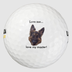 GSD Golf Ball, "Love me, love my Master". Golf Balls