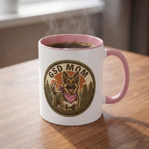 GSD Mum Coffee Mug German Shepherd Mum Gift