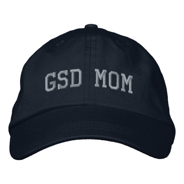 GSD Mum German Shepherd Dog Mum Athletic Embroidered Hat (Front)
