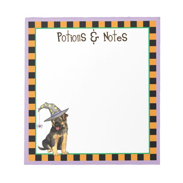 GSD Witch Notepad (Front)