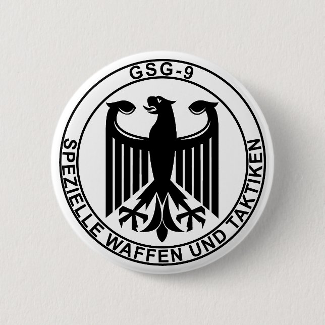 GSG-9 6 CM ROUND BADGE (Front)