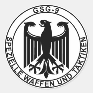 GSG-9 CLASSIC ROUND STICKER