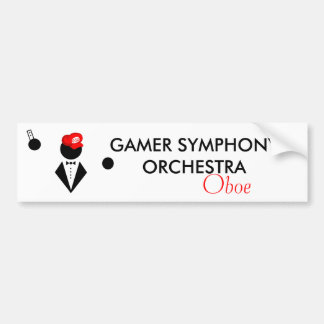 GSO Oboe Bumper Sticker