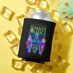 GSO Summer Solstice Festival 2021 Black Souvenir Can Cooler