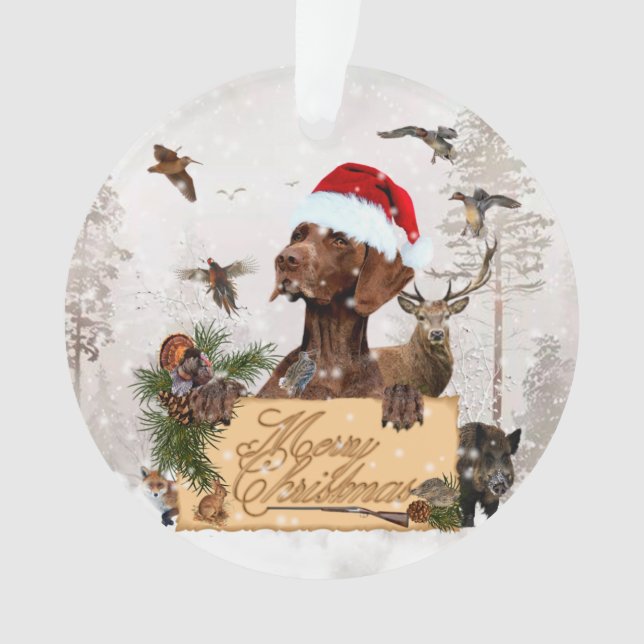 Gsp Christmas Glass Ornament (Front)