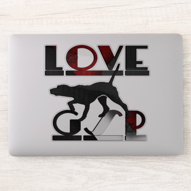 (GSP) Deutsch Kurzhaar Sticker (Computer)