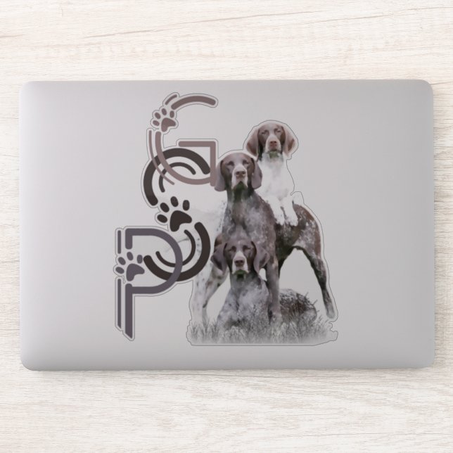 (GSP) Deutsch Kurzhaar Sticker (Computer)