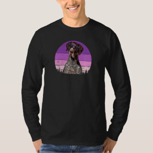 Gsp Dog Vintage German Shorthaired Pointer Kids Wo T-Shirt