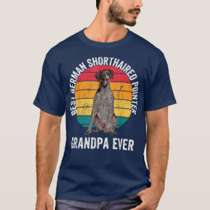 GSP Grandpa Vintage German Shorthaired Pointer Gra T-Shirt