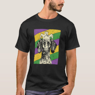 GSP Jester Mardi Gras Dog Mom or Dad T-Shirt