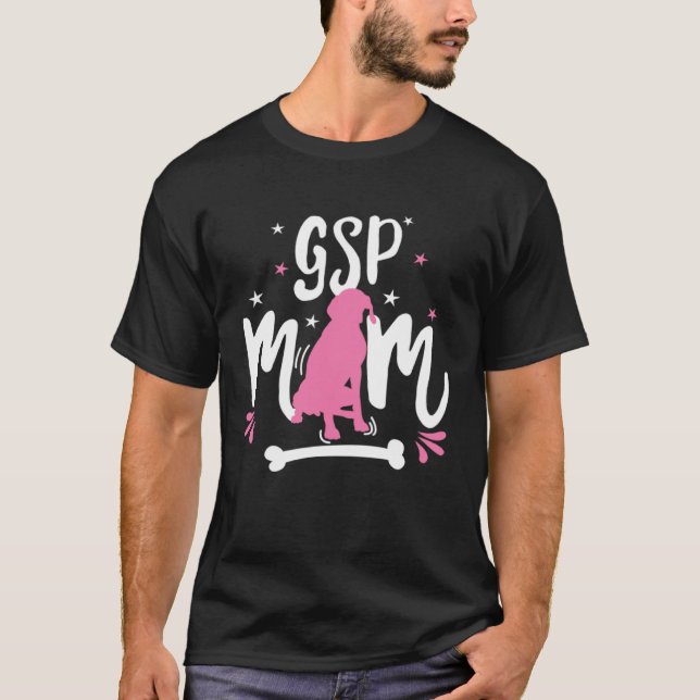 GSP Mum German Shorthaired Pointer hunting Dog Mum T-Shirt (Front)