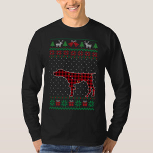 GSP Red Plaid Buffalo Funny Ugly Christmas Sweater