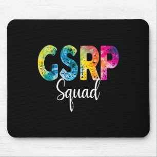 Gsrp Squad Tie Dye Back To School Women Appreciati Mouse Mat