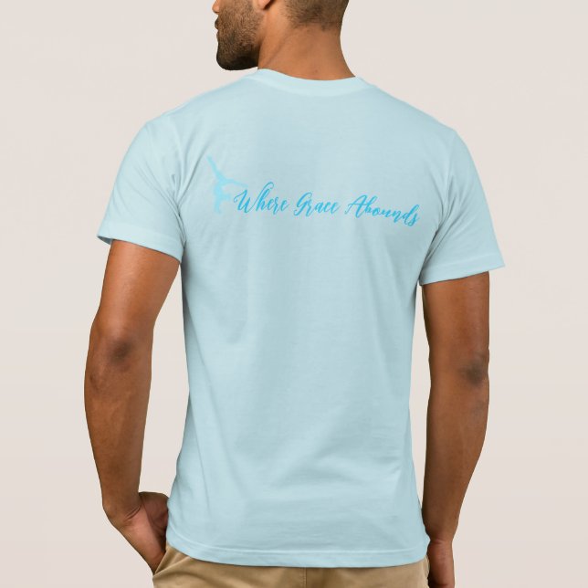 GT Bay Gymnastics White Tee (Back)