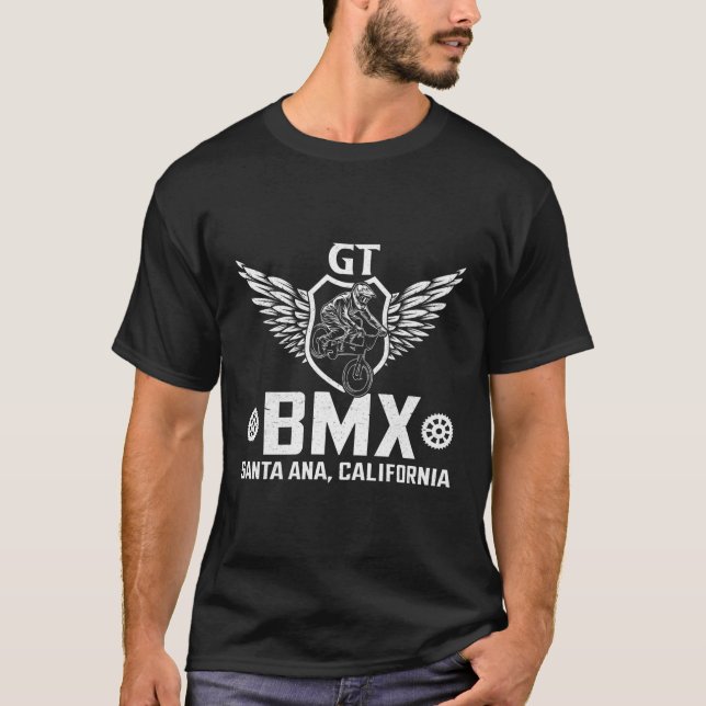 Gt Bmx Santa Ana California T-Shirt (Front)