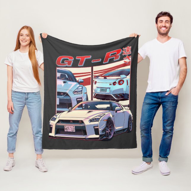 GT-R STREET LEGEND FLEECE BLANKET (In Situ)