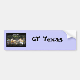 GT Texas Bumper Sticker