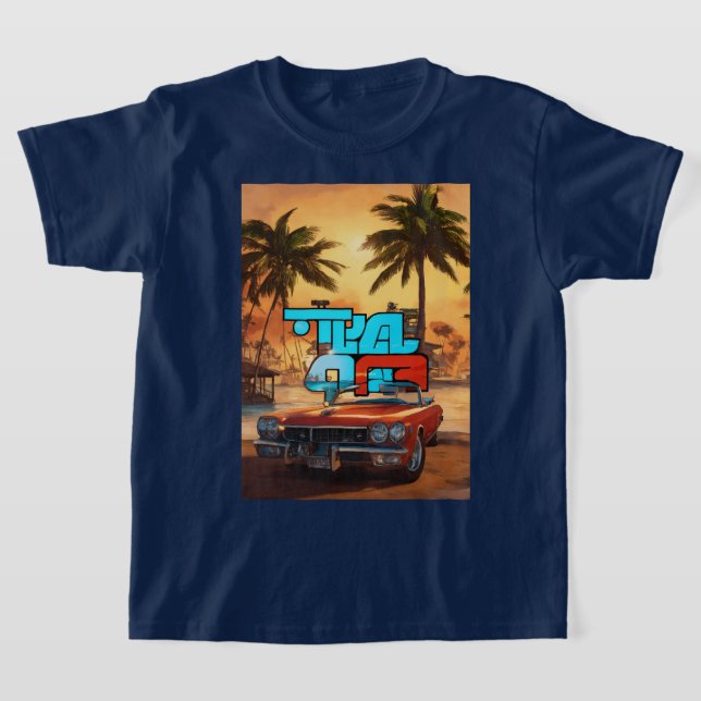 "GTA Adventure Zone: Street-Ready Kids' Tee" T-Shirt (Laydown)