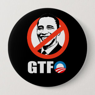 GTFO 10 CM ROUND BADGE