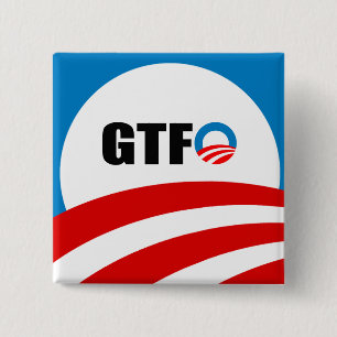 GTFO 15 CM SQUARE BADGE