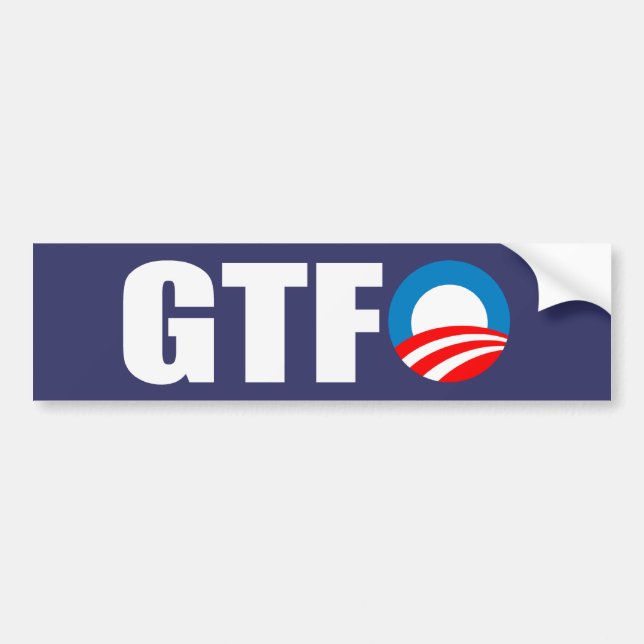 GTFO BUMPER STICKER (Front)