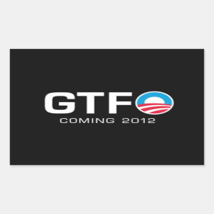 GTFO - Coming 2012 Rectangular Sticker