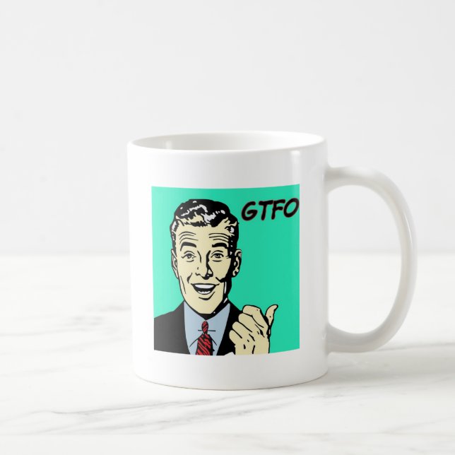 GTFO Guy Coffee Mug (Right)