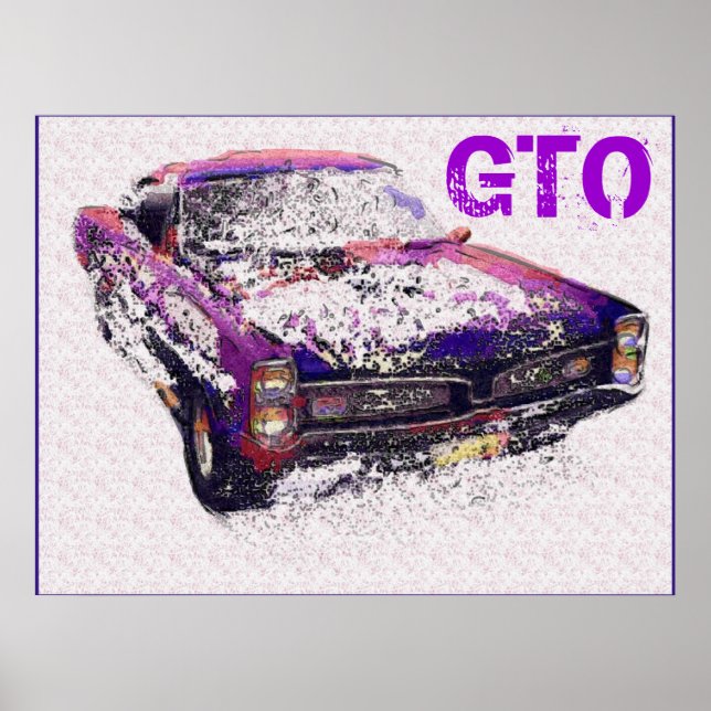 GTO Diner Art Poster (Front)