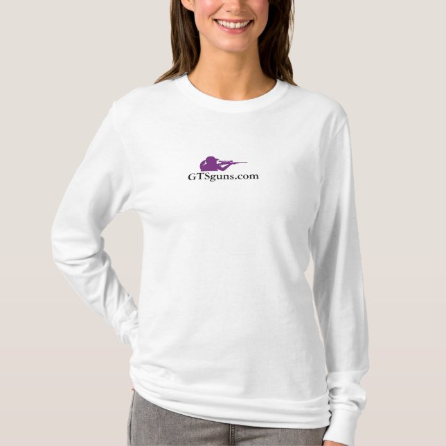 GTSguns.com White Long Sleeve Tshirt (Front)