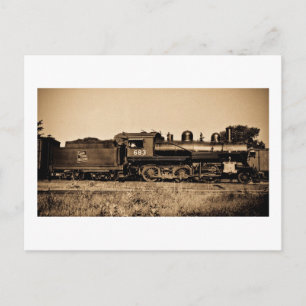 GTW Locomotive Engine #683 at Bay City MI Postcard