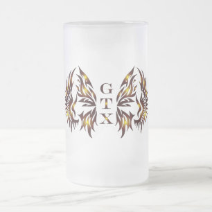 GTX Beer Glass Frosted Glass Beer Mug