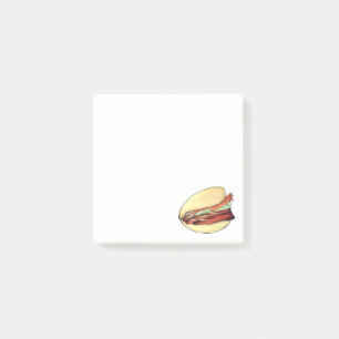 Gua Bao Pork Belly Bun Chinese Taiwanese Food Post-it Notes