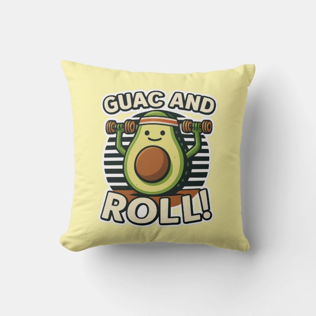 Guac And Roll Cushion (Front)