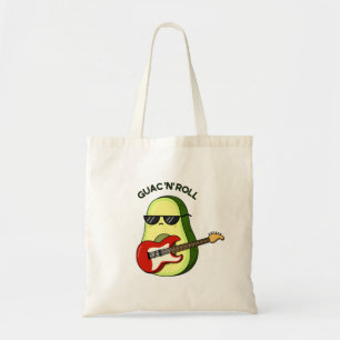 Guac And Roll Funny Avocado Pun  Tote Bag