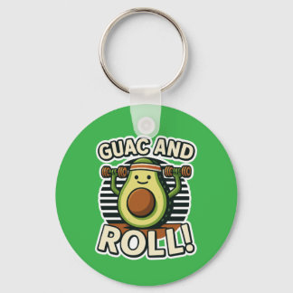 Guac And Roll Key Ring