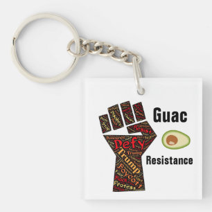 Guac Resistance Keychain