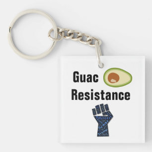 Guac Resistance Keychain