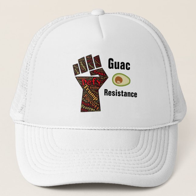Guac Resistance Trucker Hat (Front)
